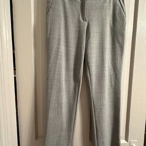 Gap True Straight Ankle Slacks in Gray